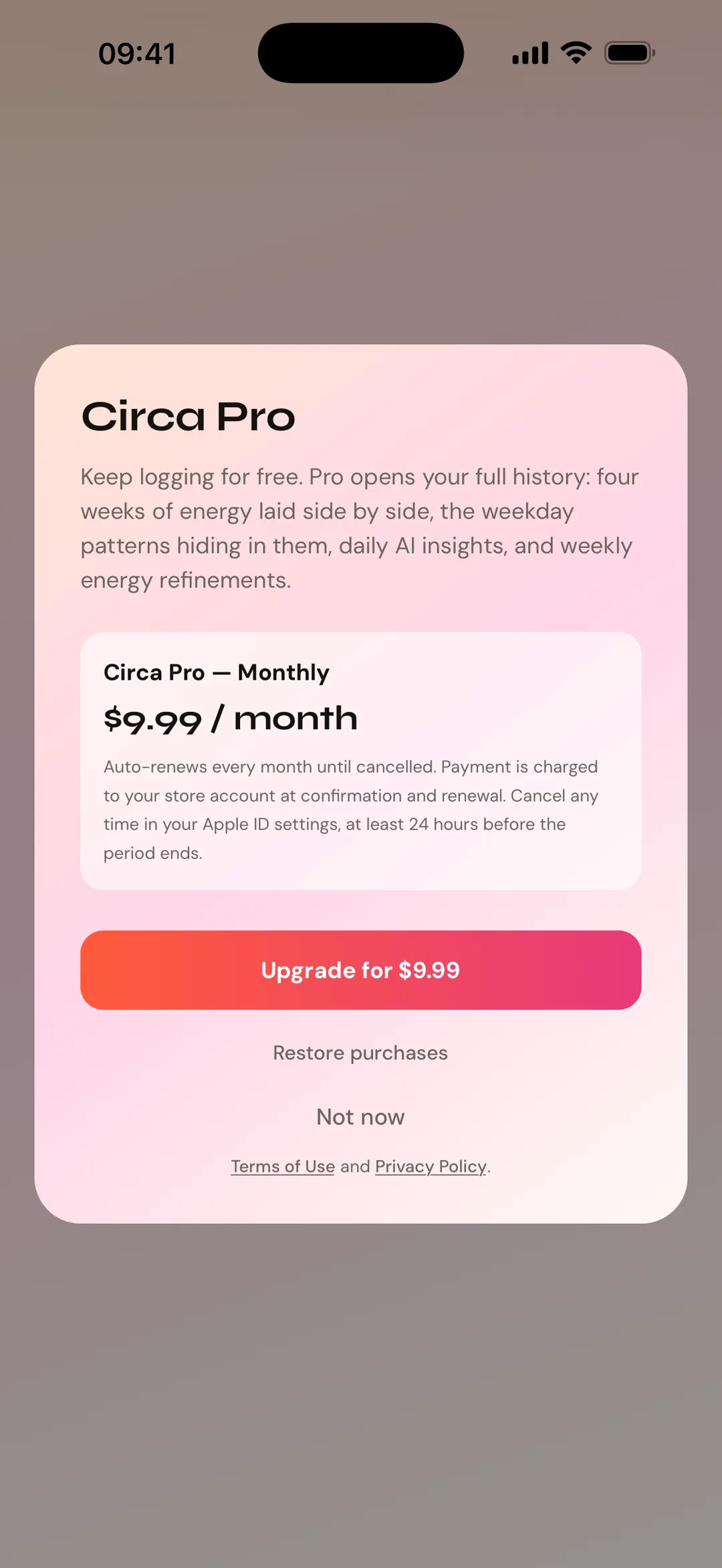 Circa screenshot 2